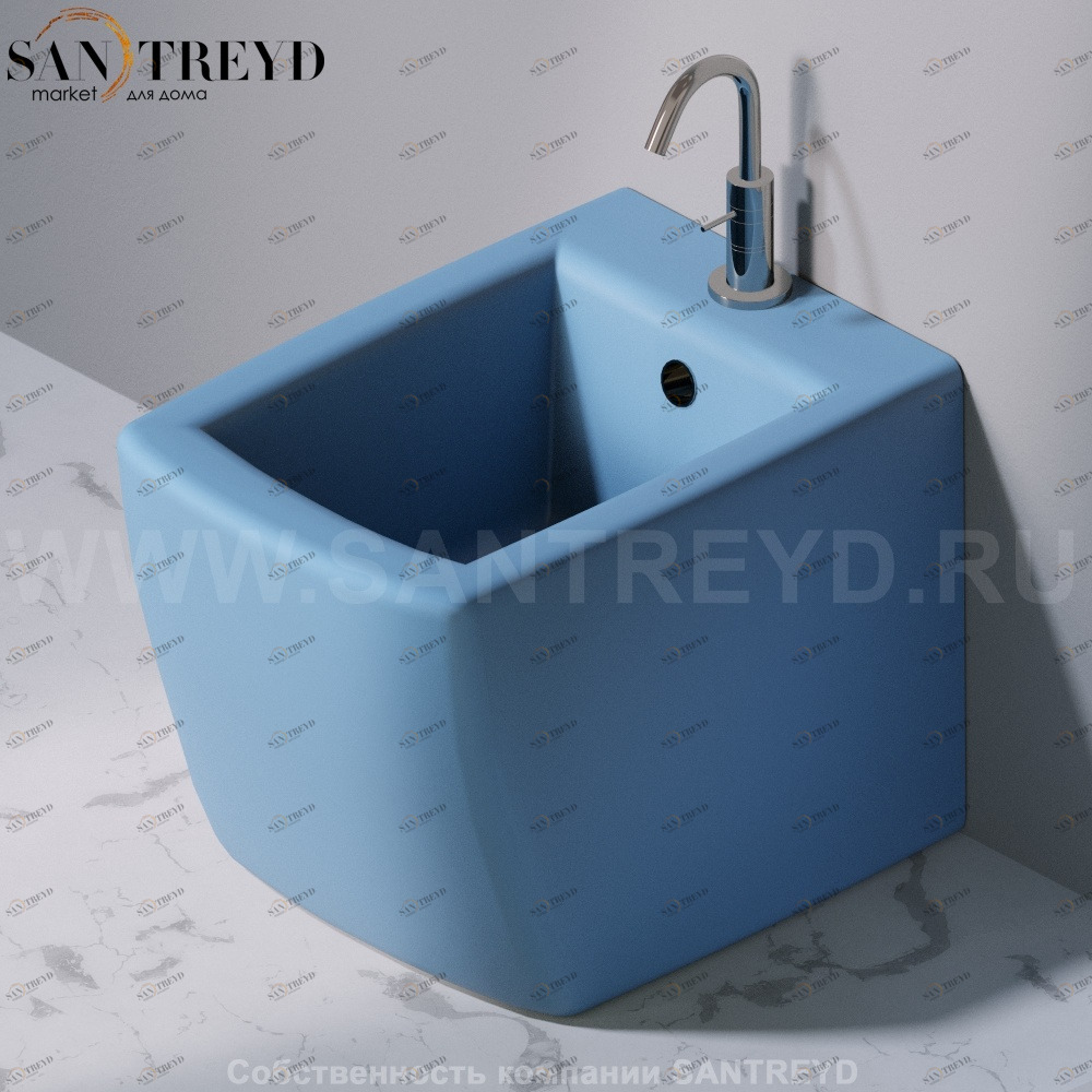 S502141 Биде напольное SQUARE A. e T. Italia AeT ITALIA