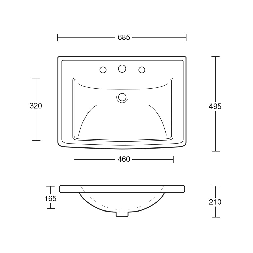 IMSR69 Подставка для умывальника Adare Radcliffe Radcliffe Imperial  - Вид №3
