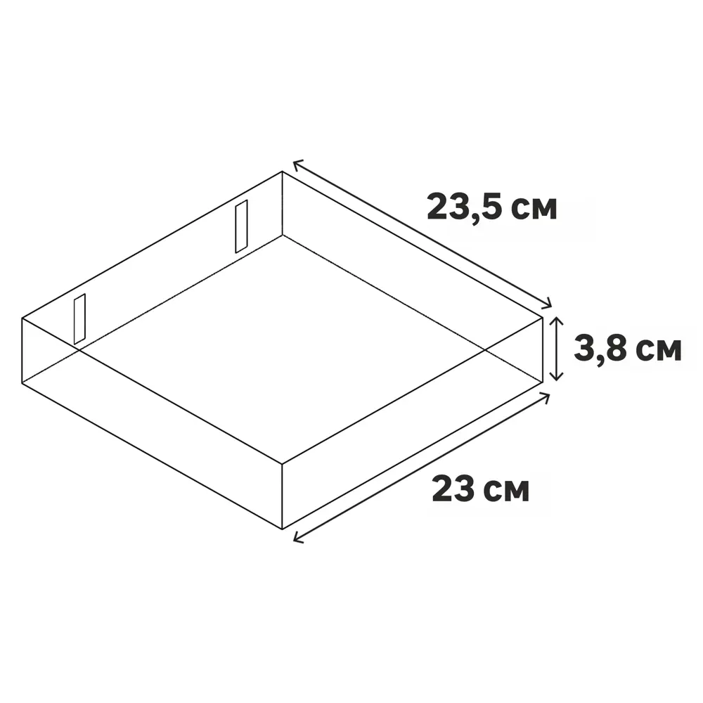 Полка настенная Spaceo Agata 23x23.5 см МДФ цвет синий STLM-2047812 - Вид №9