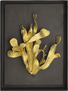 10600349 Michael Aram Панно Michael Aram "Ламинария" 26х35см (золотистое) Латунь