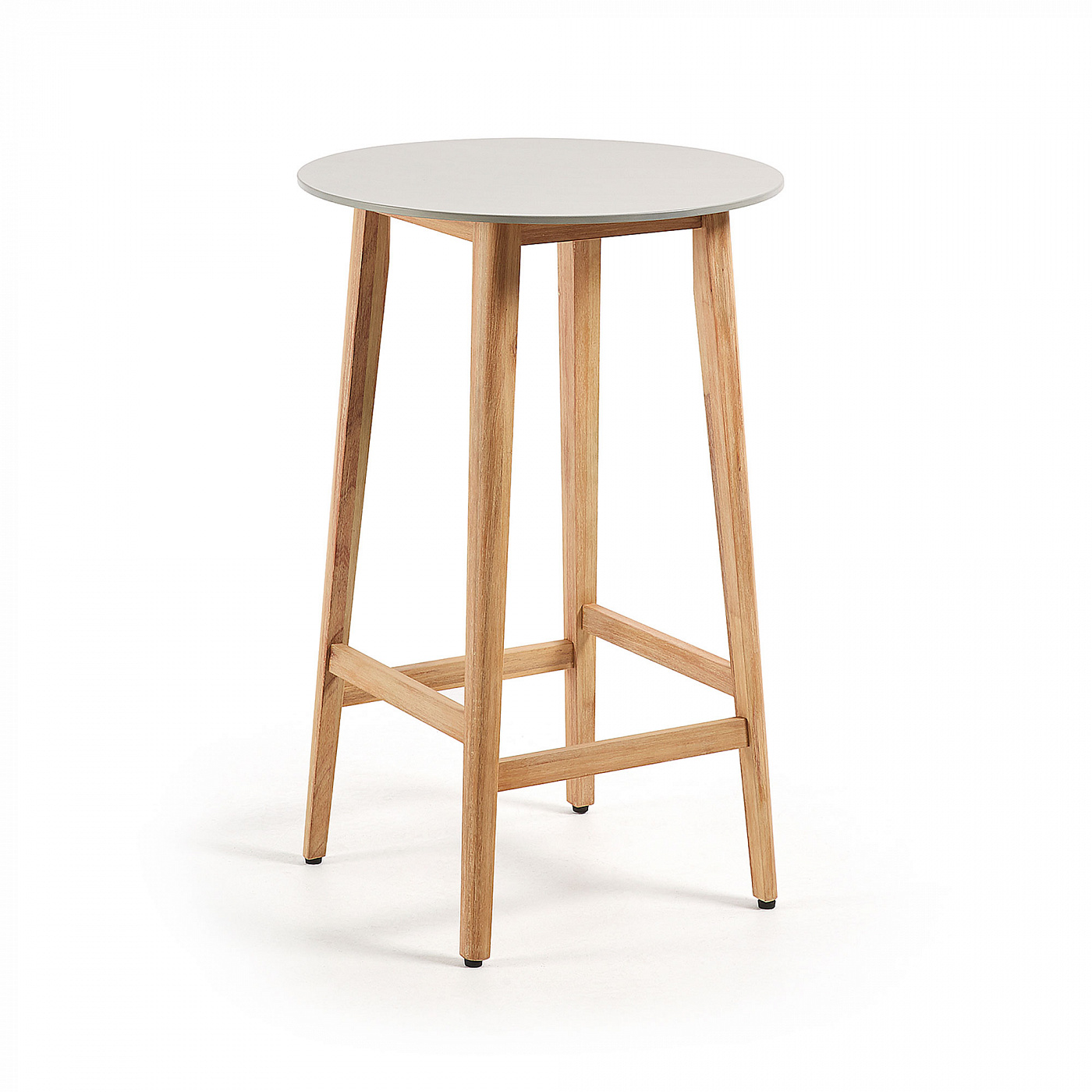 067691 Стол Giorgia Ø70 эвкалипт серый полицемент La Forma Georgette  - Вид №3