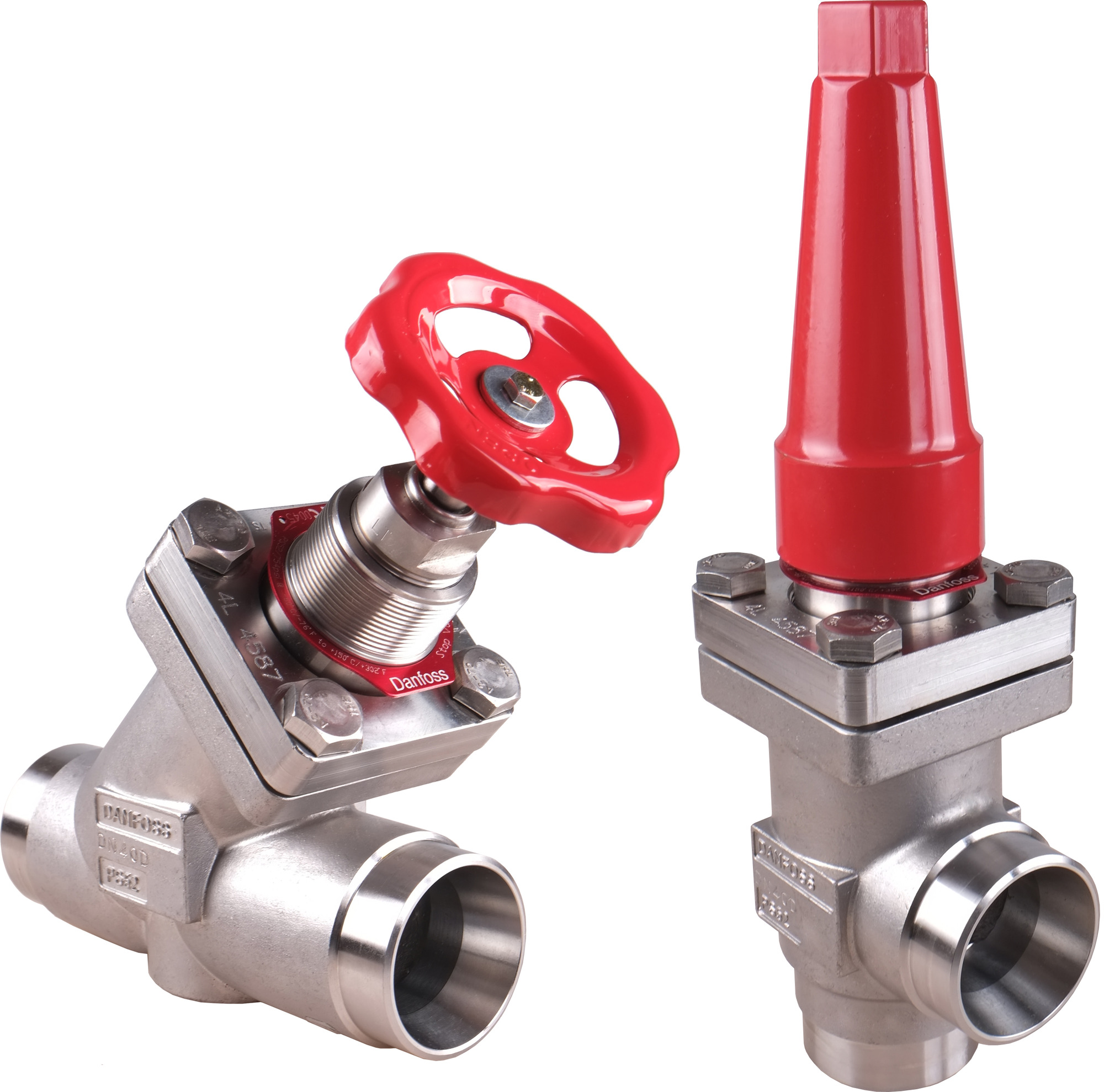 Danfoss SVA-S SS — запорные клапаны со стандартным штоком из нержавеющей стали SVA-S SS 40 D STR H-WHEEL Запорный клап 148B5648  - Вид №11