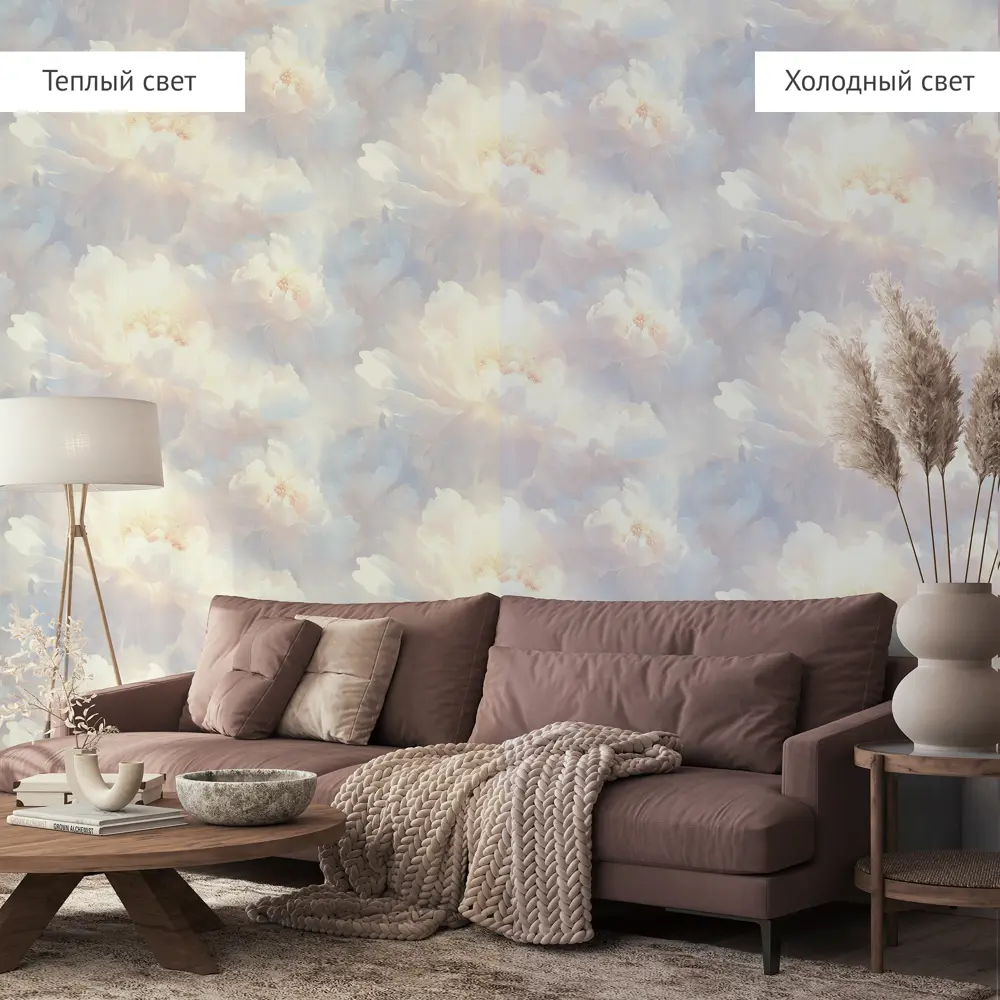 Обои флизелиновые Сара голубые 1.06 м 78002-45 Santreyd STLM-2032197 - Вид №4