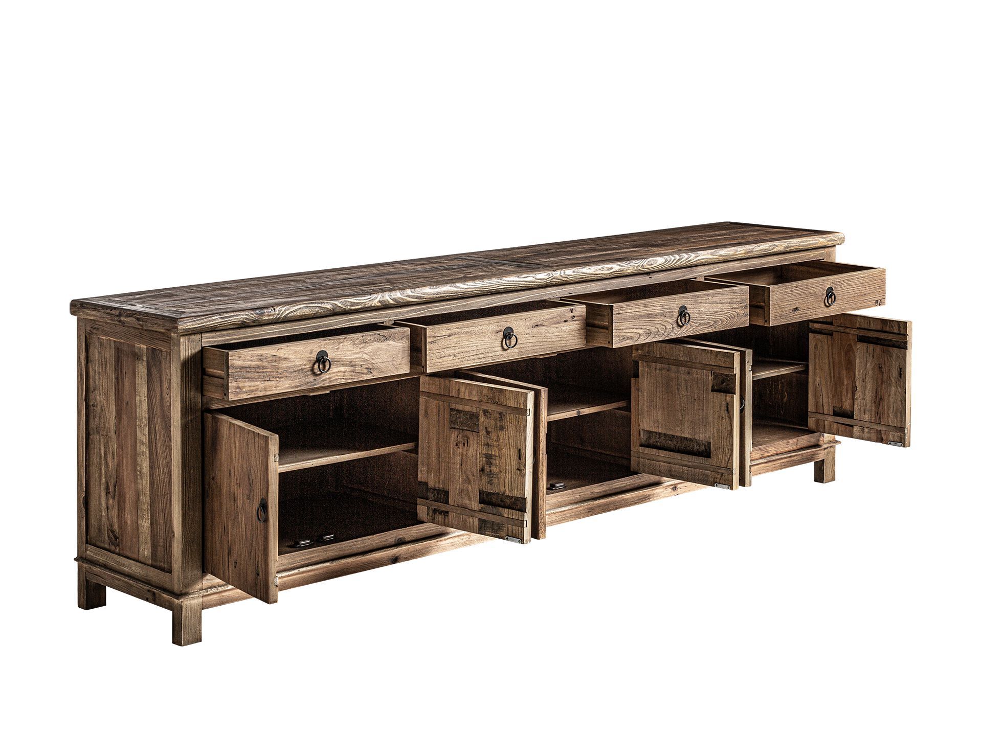 Шкаф из вяза с ящиками с распашными дверцами Vical Home TUAM ARCH-00109991 - Вид №2