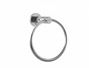 071073.P00.50 Кольцо для полотенца 160 мм с декорированным кольцом из латуни Яркий хром