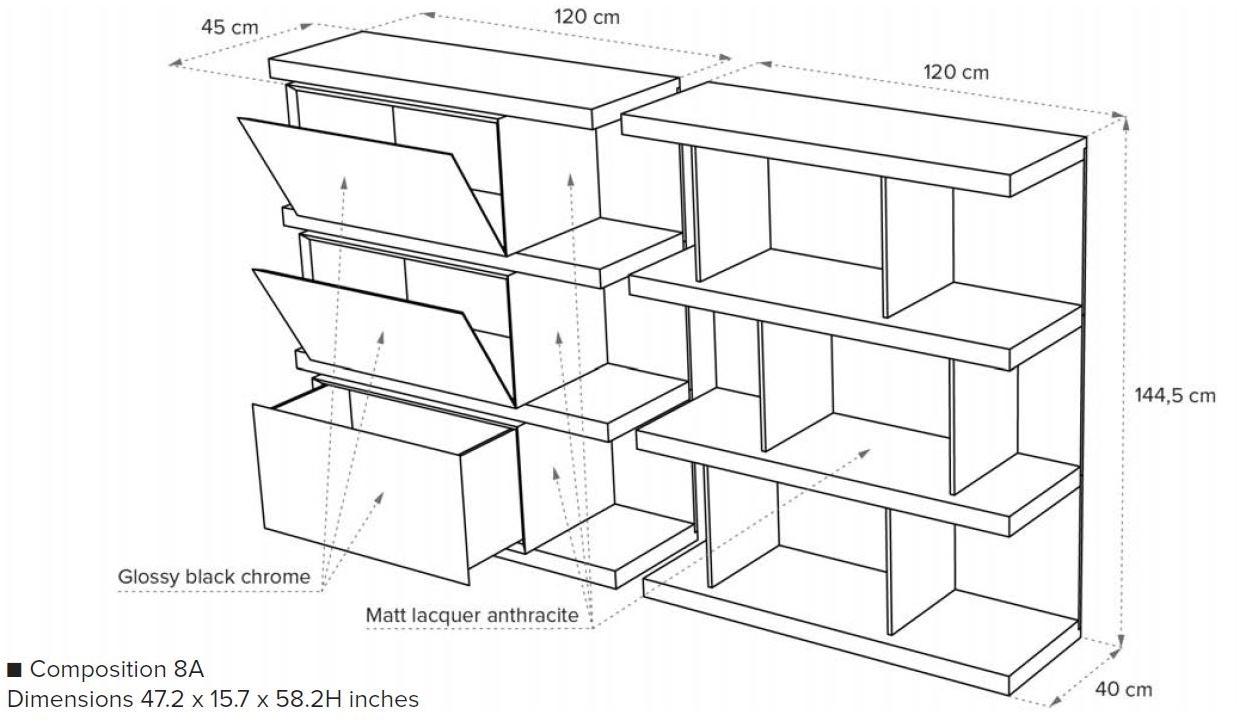 Natuzzi Модульный деревянный книжный шкаф sun-id-1482872 - Вид №20