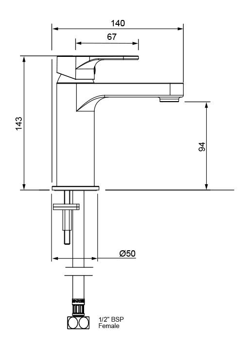 GLBCP Смеситель для бассейна Glide Methven Хром - Вид №1
