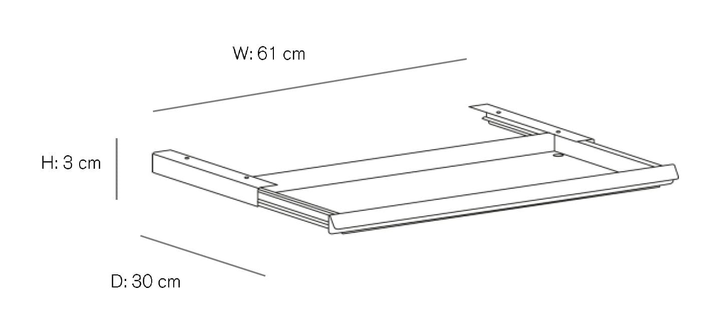 Стальной ящик с порошковым покрытием String Furniture String ® System ARCH-00076803 - Вид №4