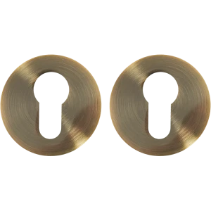 Накладка под цилиндр Punto BK6.R.RS52 цвет бронза 2 шт.