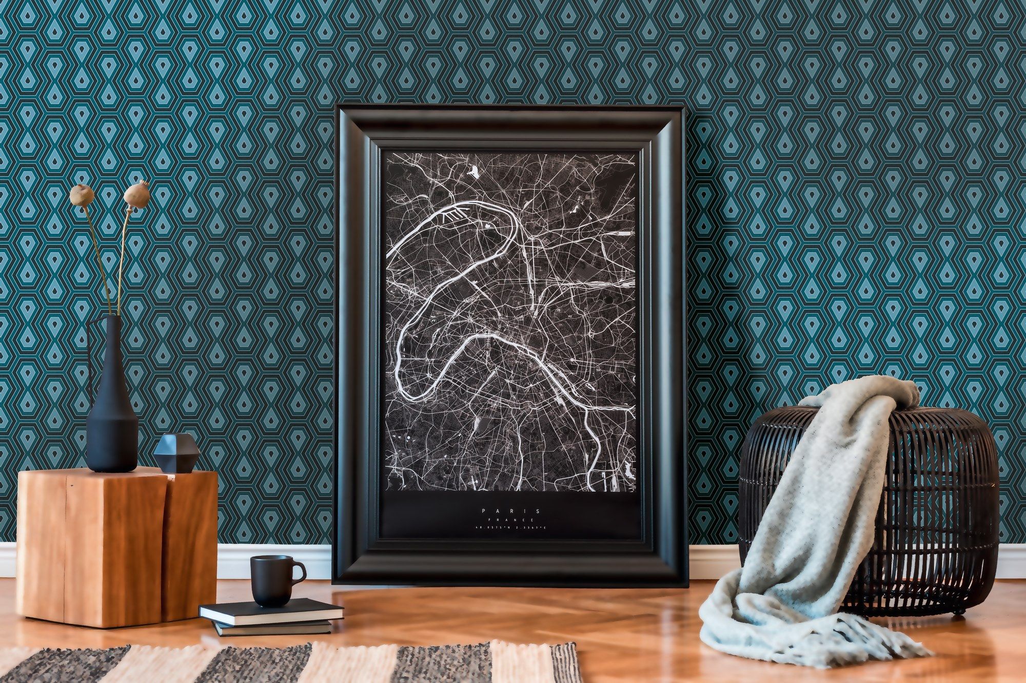 Нетканые моющиеся геометрические обои Architects Paper Jungle Chic ARCH-00113791 - Вид №13