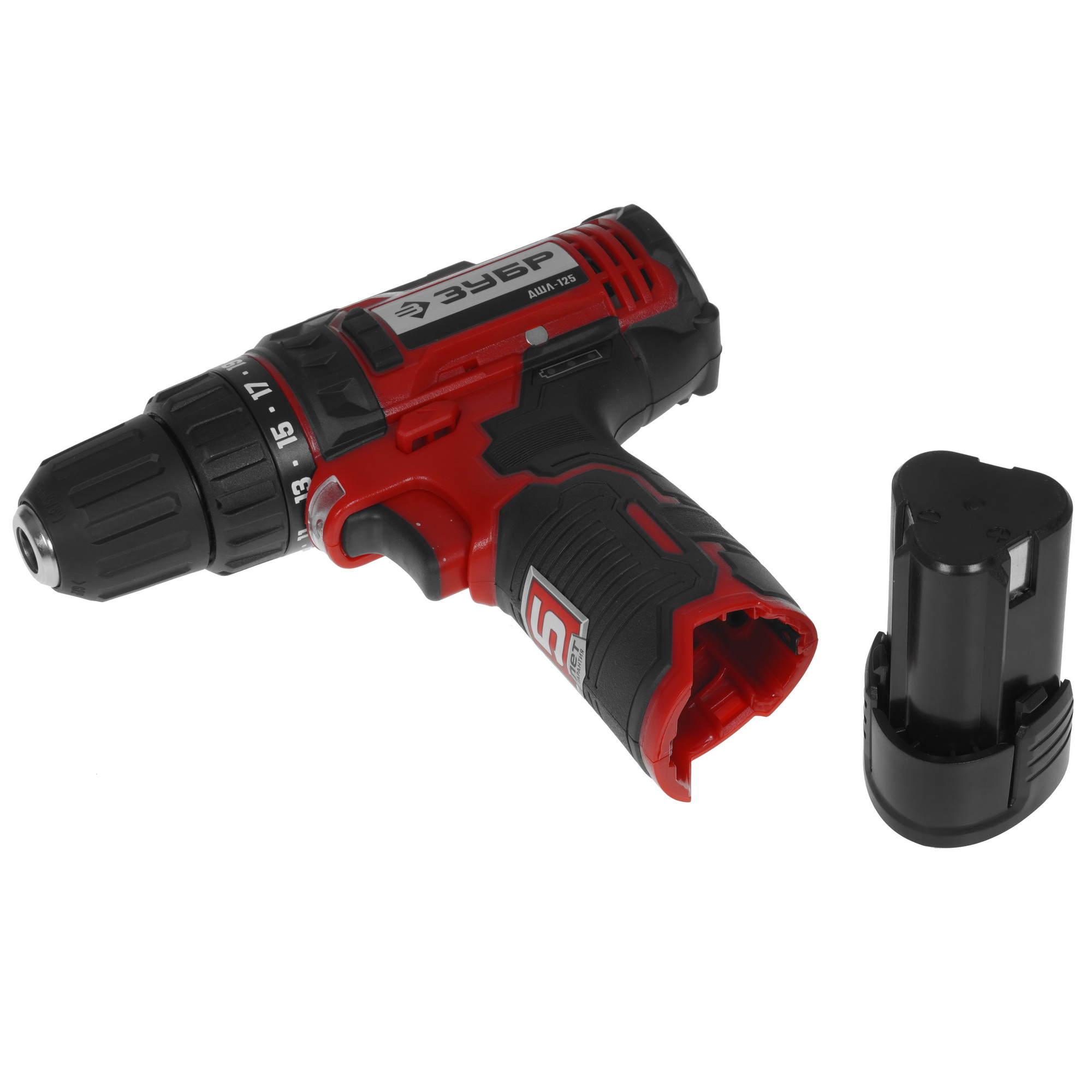 Дрель-шуруповерт Зубр ДШЛ-125-22 С1-12 12V 9909101 STDN-0116914 - Вид №5