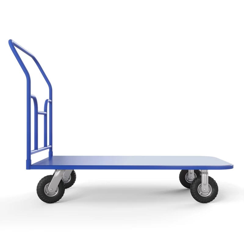 Тележка платформенная ТПТ (г/п 300 кг, 1000x600 мм, колеса пневматические 250 мм) Верстакофф 65-88768 - Вид №1