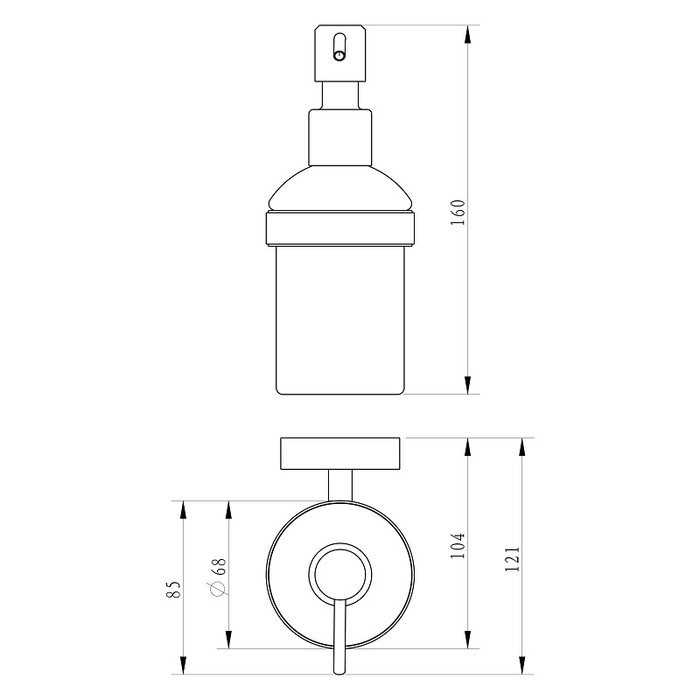 SOLSMG0M46 Milardo Solomon Дозатор для жидкого мыла Solomon Россия - Вид №1
