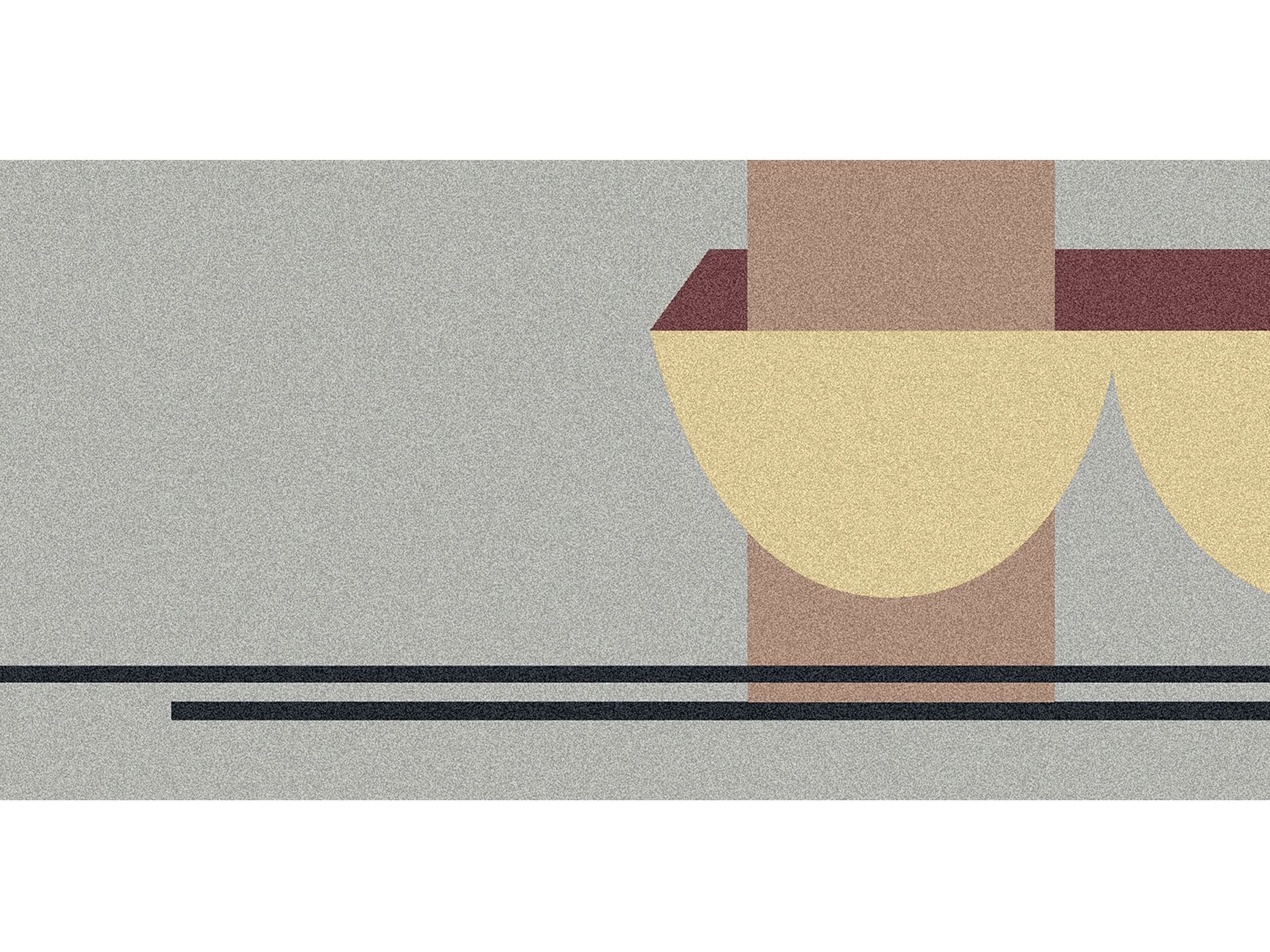 Узорчатый прямоугольный коврик для ванной комнаты Antoniolupi летающая геометрия ARCH-00150186