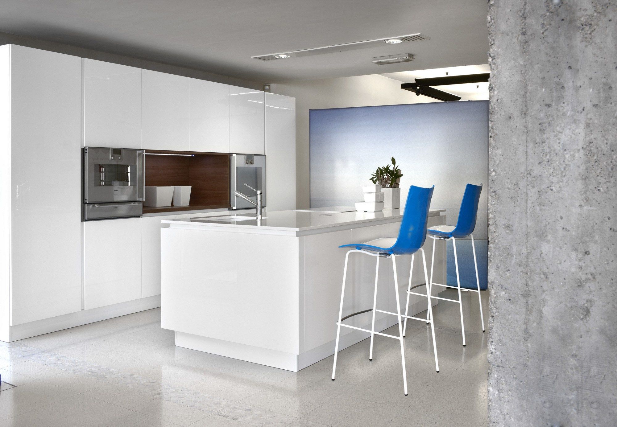 Высокий стул из полимера S-CAB Zebra ARCH-00087150 - Вид №19