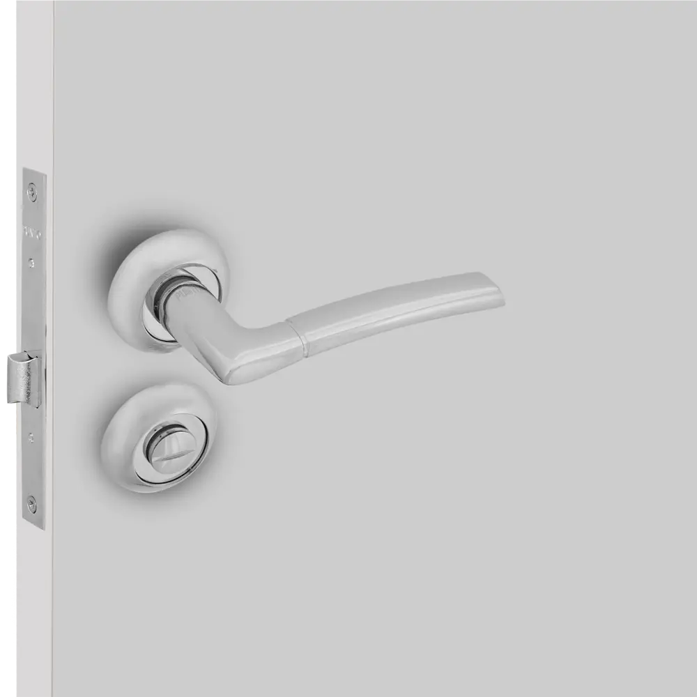 Дверные ручки Punto Ardea с запиранием комплект цвет хром STLM-2061223 - Вид №5