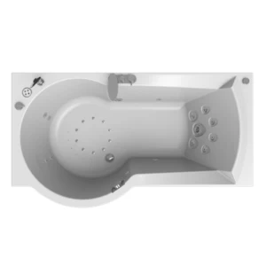 Гидромассаж "Спортивный Chrome" на ванну Валенсия (двигатель 1500 Вт, система "Turbo-pool", джет Релакс - 12 шт., джет Линц, Магнус - 1 шт.)