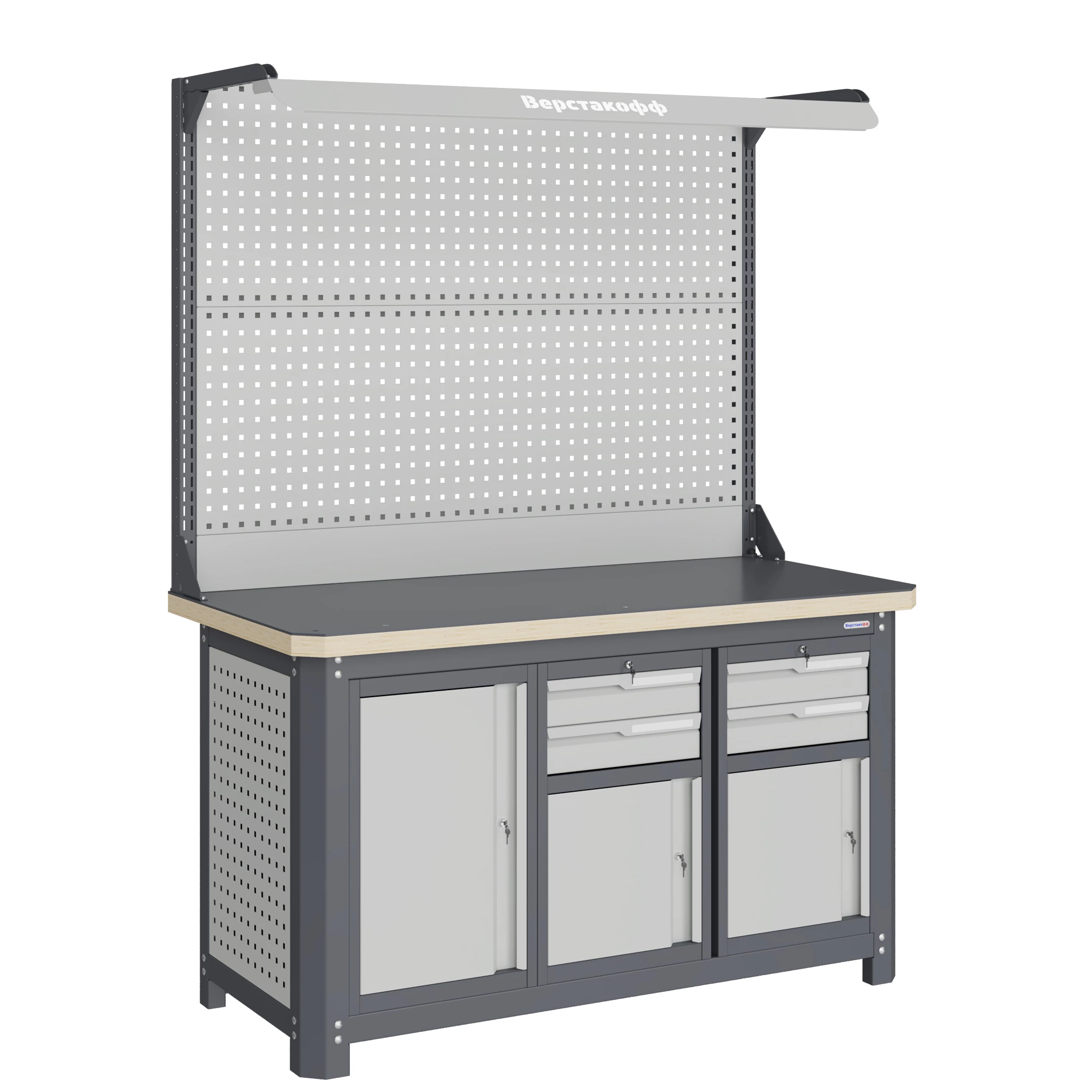 Верстак слесарный MCN 1552.S799-2F Верстакофф 111262