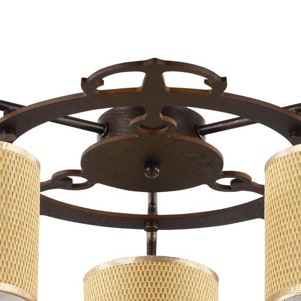 Потолочная люстра Freya Timone FR5100-CL-03-BR FREYA TIMONE BROWN 183611 Желтый  - Вид №3