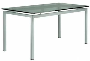 Vela Arredamenti Прямоугольный стол из железа и стекла Revo