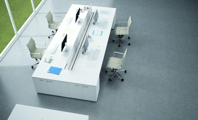 Quadrifoglio Модульный рабочий стол X4 sun-id-1427389 - Вид №11