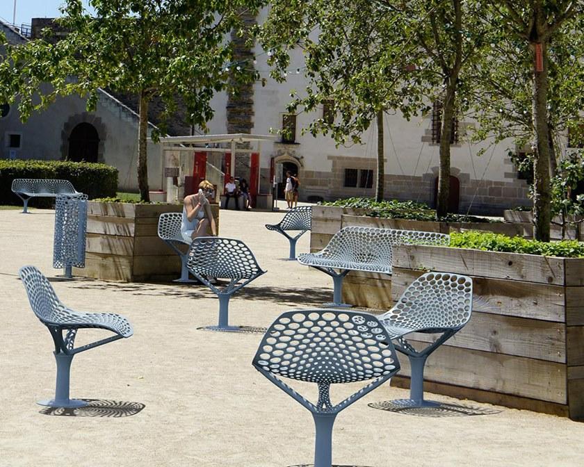 GHM-ECLATEC Стул из металла Keo sun-id-1412075 - Вид №1