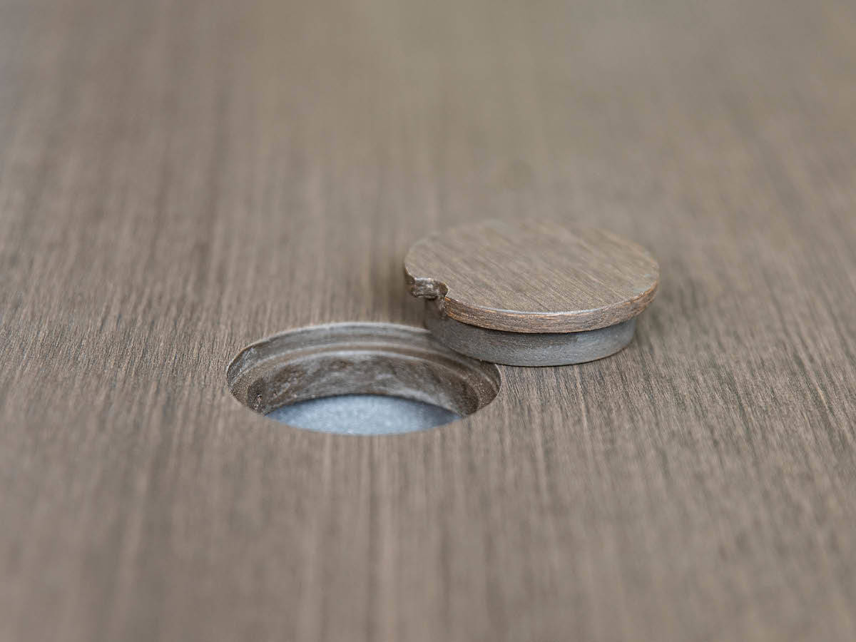 60.00.0351 Стол Kennedy алюминий серебристый / столешница серый камень 90 x 90 Mbm  - Вид №3