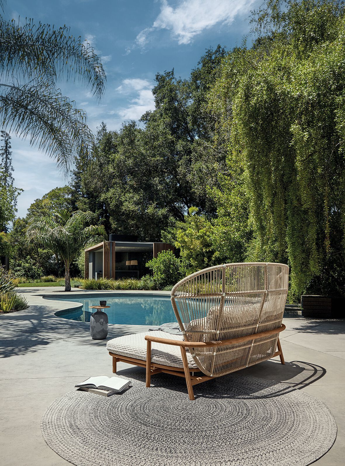 Садовая кровать из ткани и веревки Gloster папоротник ARCH-00056431 - Вид №2