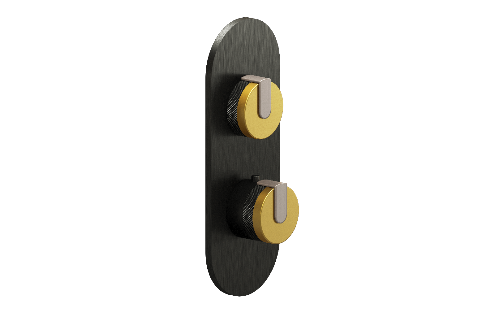 E-8026-R1BAUE0-L1SN-BOX-T Планка M-Series с 2 ручками - Внешняя часть GRAFF MOD+