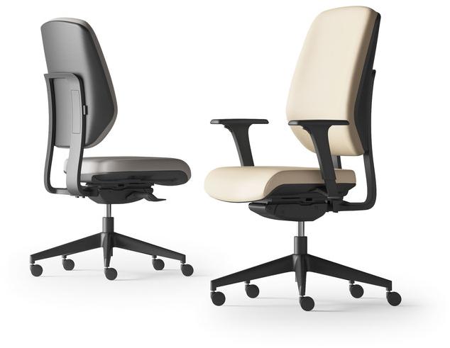 Arte & D Офисный стул 5 спиц с подлокотниками Kalista P800 d + brn800  - Вид №1