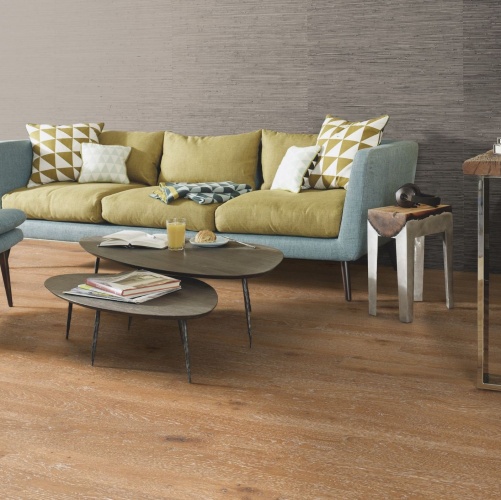 Массивная доска Boen Solid Plank Stonewed Old Grey Дуб Натур с брашью (Текстурированная) 800-2220х137 мм OGCA4KWD - Вид №1