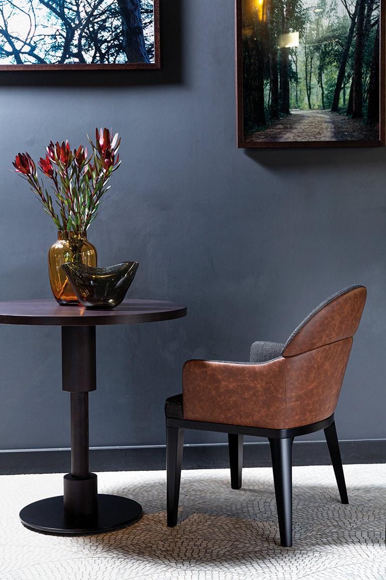 Tirolo Круглый стол из массива дерева Orlando 081 h75t, 081 h110t - Вид №2