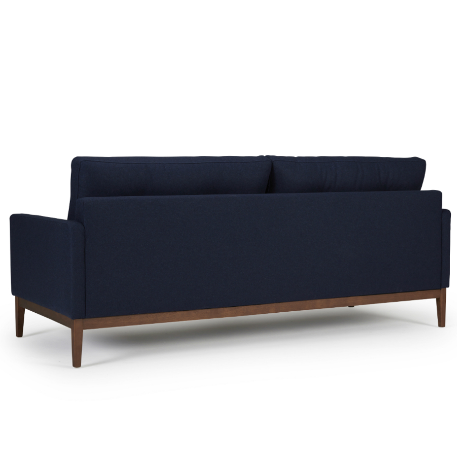 Диван трехместный Finn 01, дуб/орех, темно-голубой Kragelund 3730320521 - Вид №5