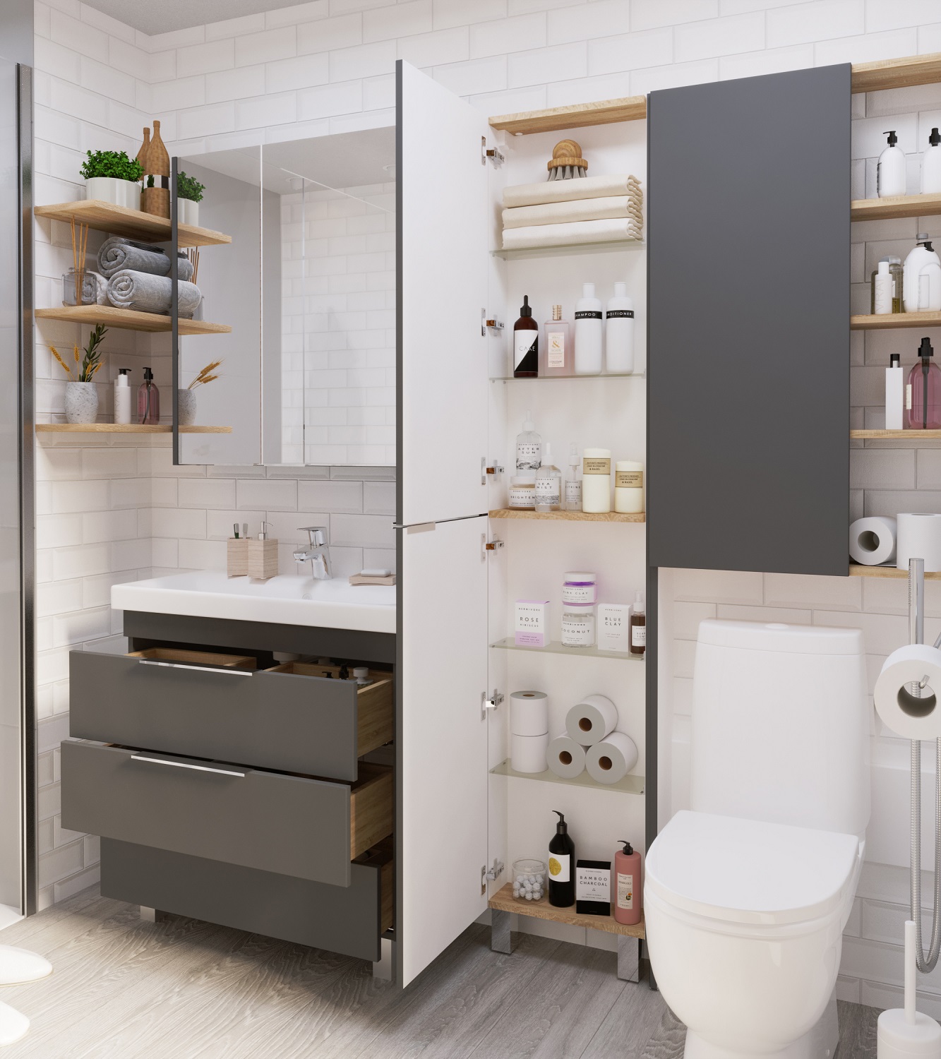 У92547 Тумба Gaula 80Н 3я Black 1 Marka Gaula  - Вид №6