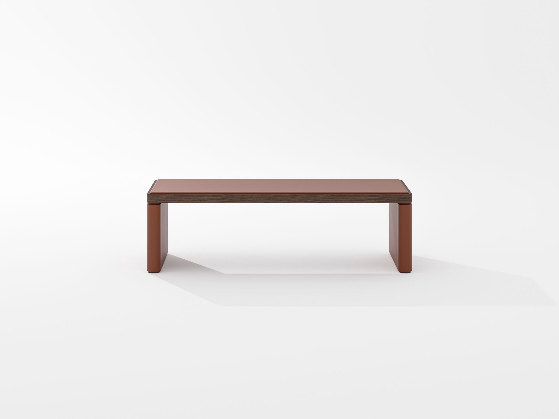 Прямоугольный кожаный журнальный столик PROF Flow ARCH-00120969 - Вид №3