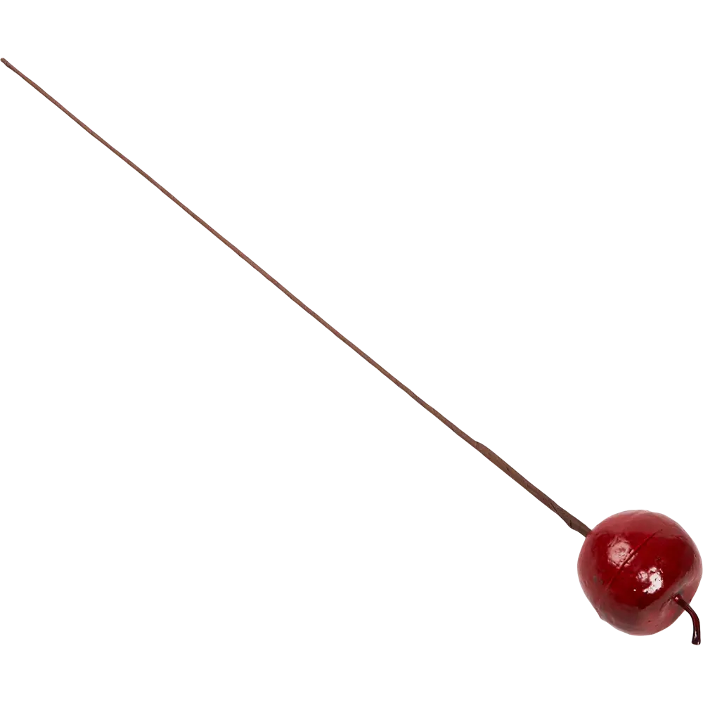 Штекер декоративный Яблоко пластик красный 10x60 см Santreyd STLM-2083671