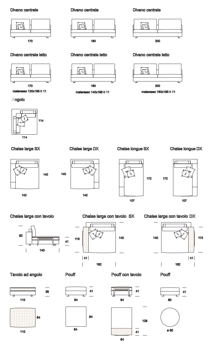 Угловой диван из ткани Former In Italia Fellini ARCH-00117771 - Вид №4