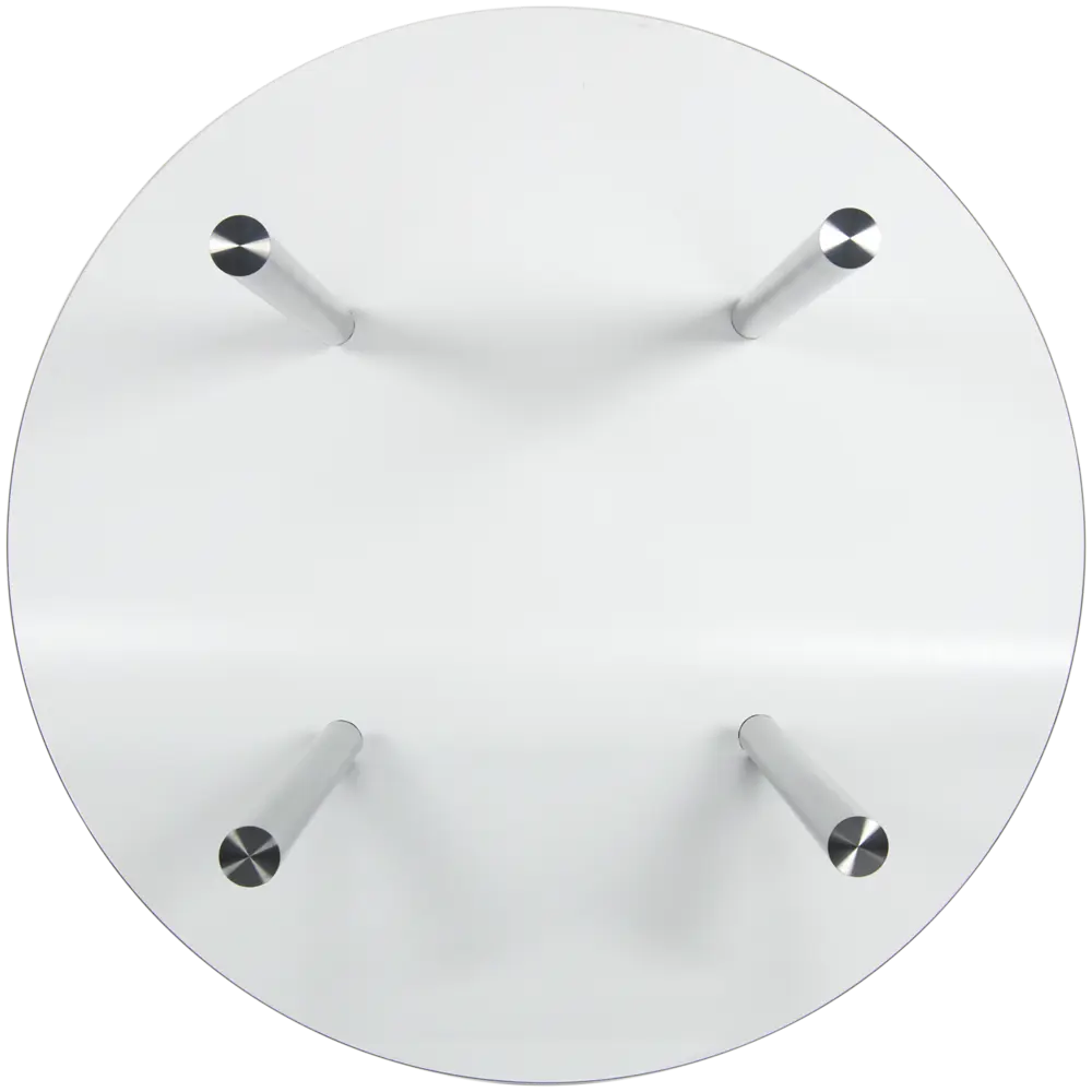 Стол кухонный круглый Delinia Версаль 4 персоны 90x90 см стекло Кухонный стол STLM-2127929 - Вид №2