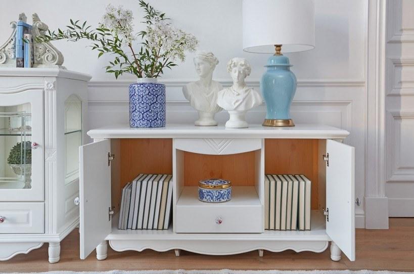 Arrediorg.it® Комод деревянный с распашными дверцами Princess 862 tv cabinet - Вид №3