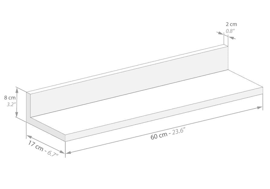 Меламиновая полка Mobili Fiver Rachele ARCH-00069481 - Вид №11