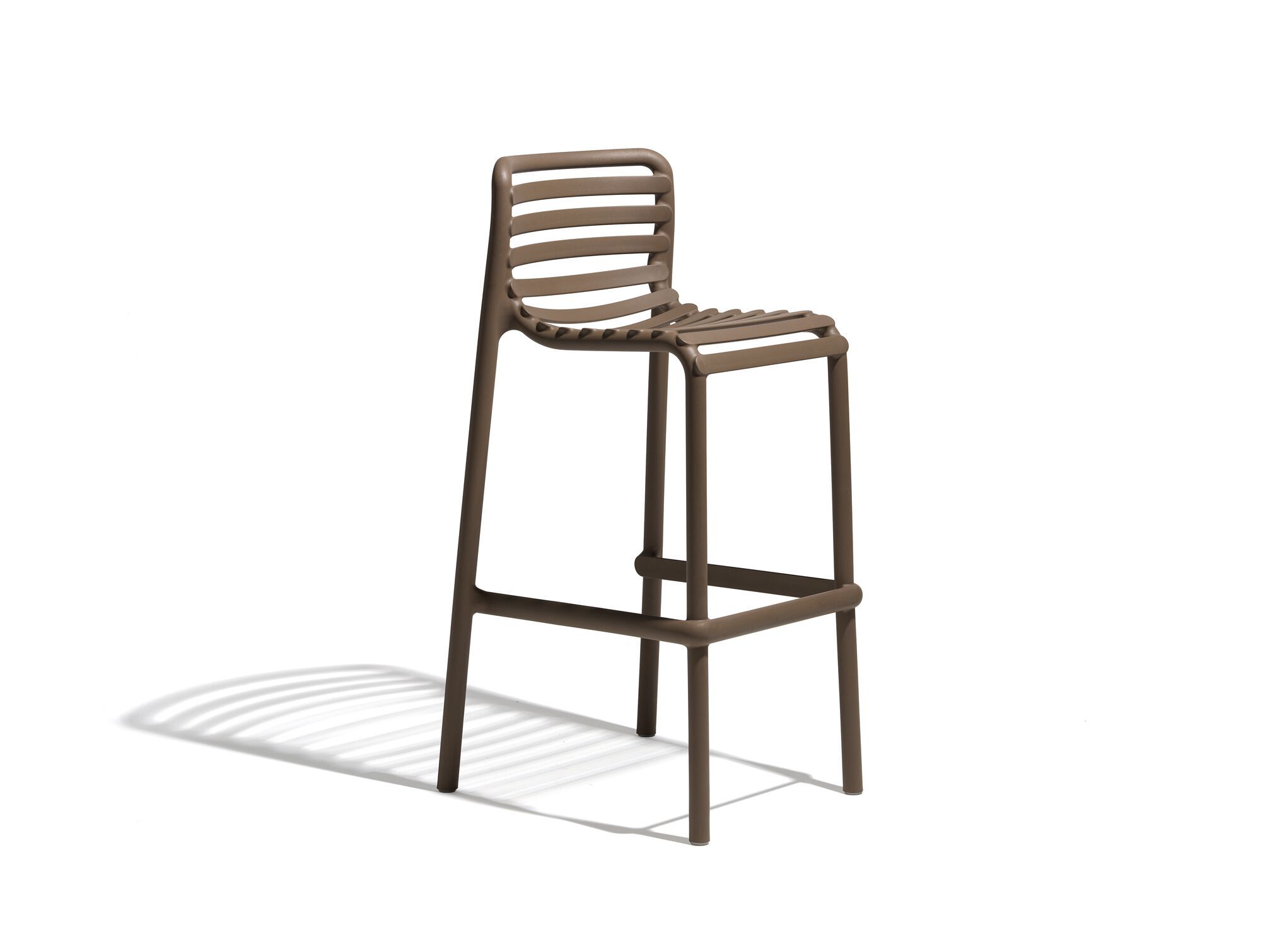 Высокий полипропиленовый садовый стул с подставкой для ног Nardi Doga ARCH-00127971 - Вид №16