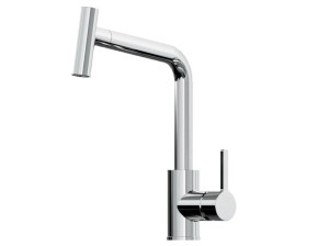 Однорычажный кухонный смеситель с поворотным изливом