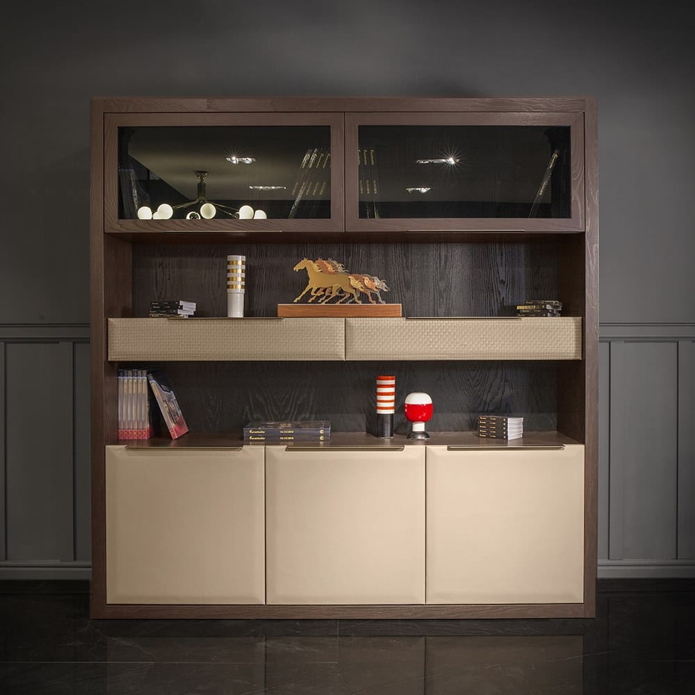 Книжный шкаф из шпона Formitalia Byblos ARCH-00044254 - Вид №2