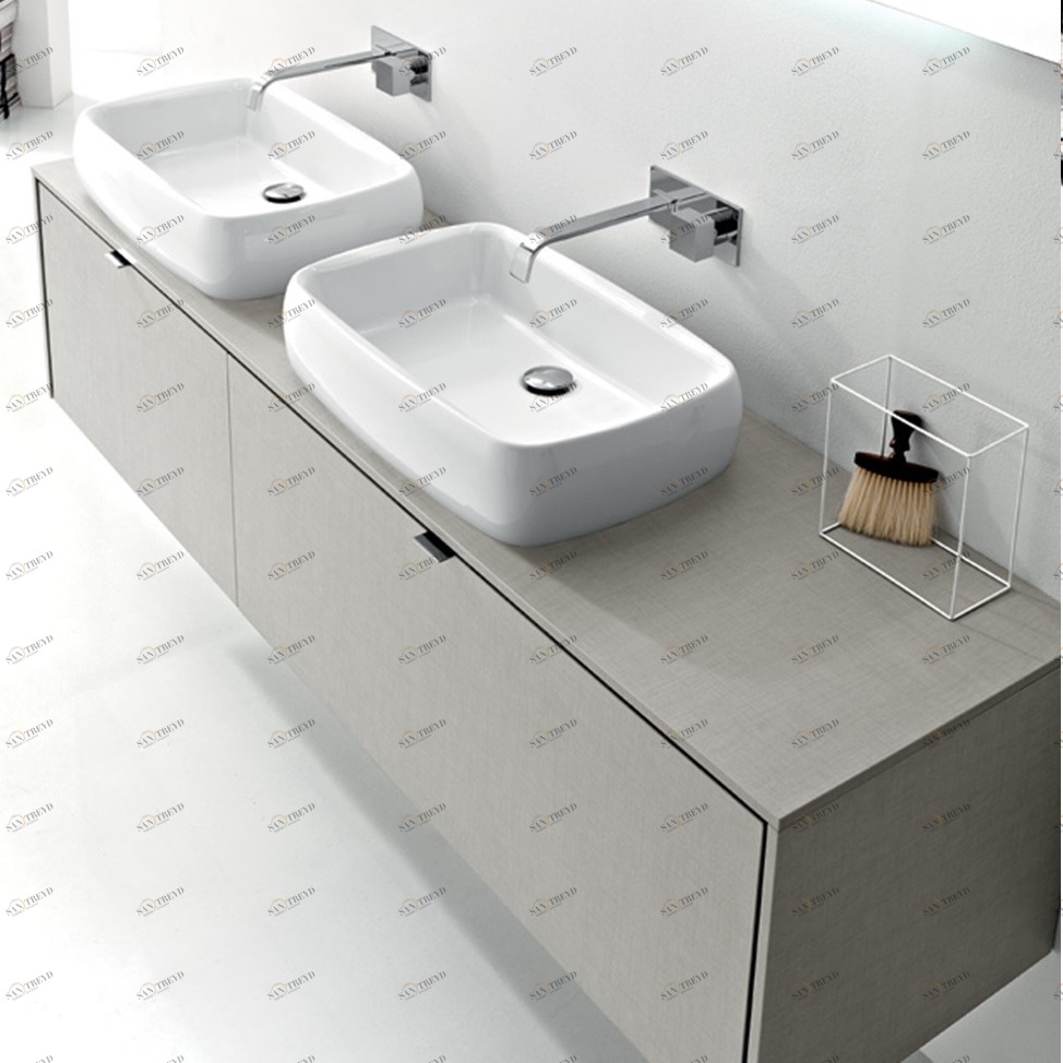 Комбинация ванной комнаты PV22 в отделке Ring 60 Ceramica  / 98 Canapa  MILLDUE PIVOT PIVOT22