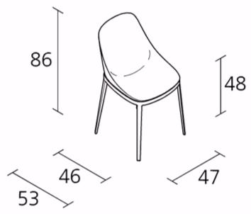 Alias Стул из полиуретана Elle sun-id-1452555 - Вид №6