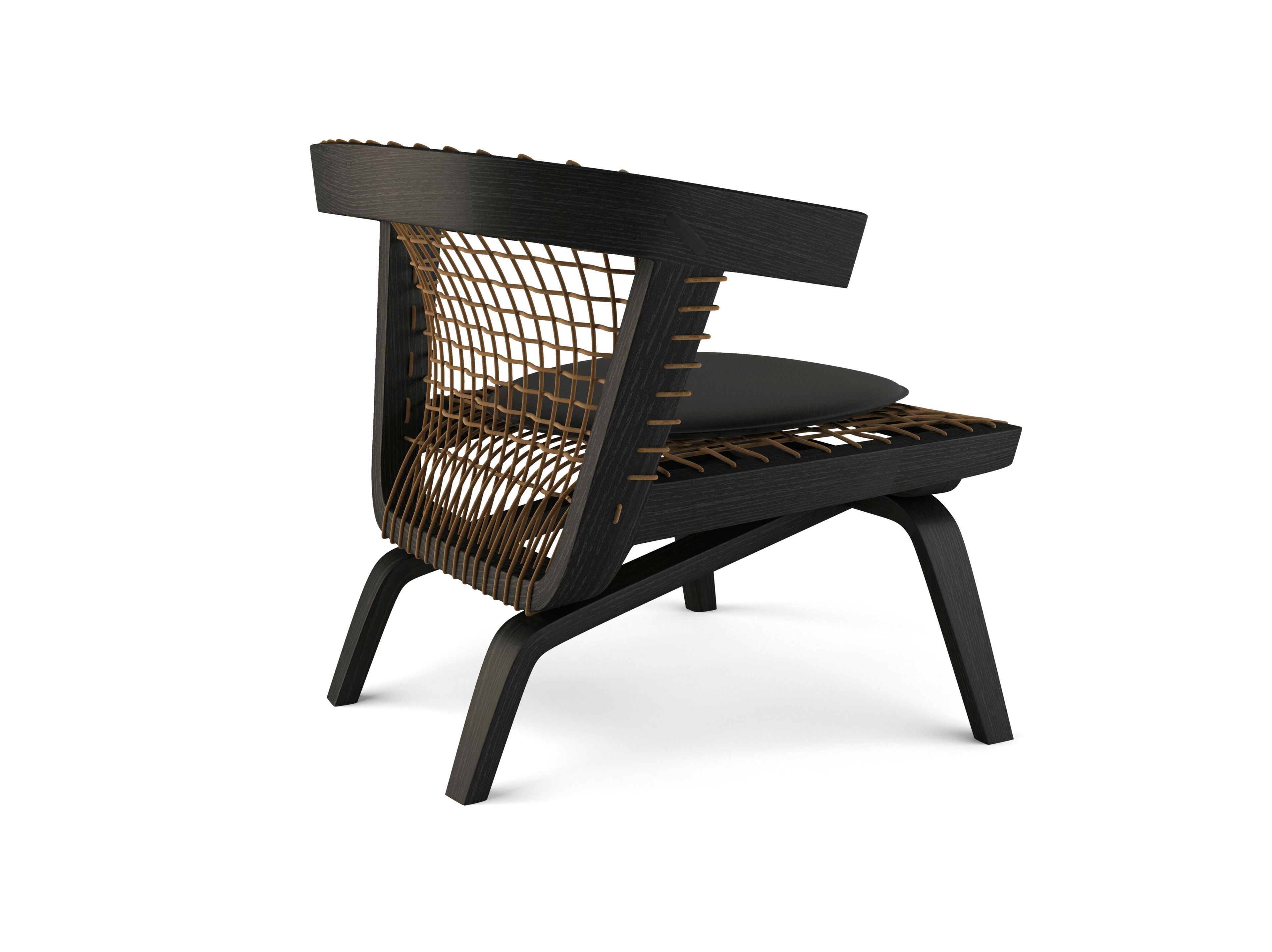 Кресло из массива дерева с подлокотниками CASA Allover ARCH-00149635 - Вид №2