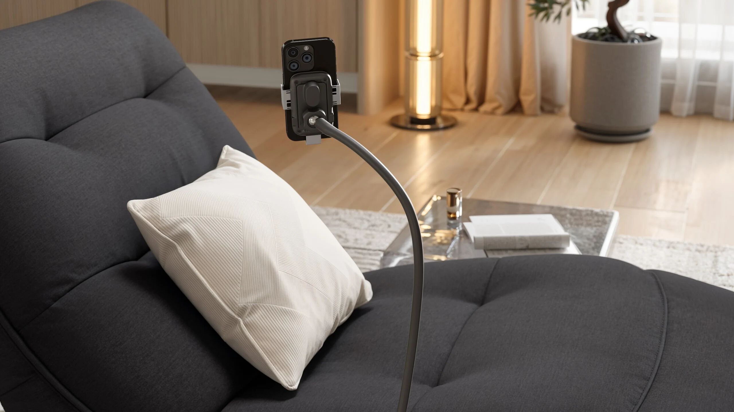 Тканевое вращающееся кресло с подставкой для ног Sofanella Боно ARCH-00054971 - Вид №1