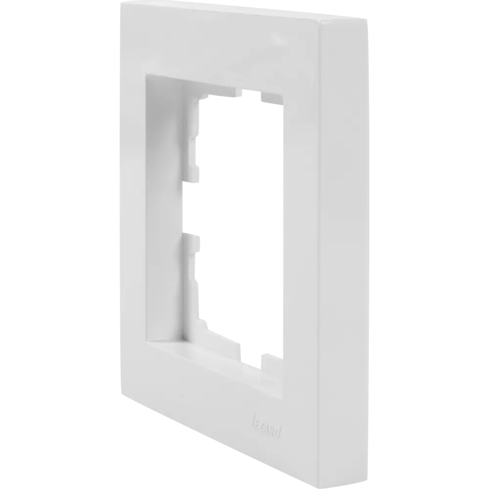 Рамка Lezard Vesna для розеток и выключателей - белая глянцевая 84410577 STLM-1576163 - Вид №2