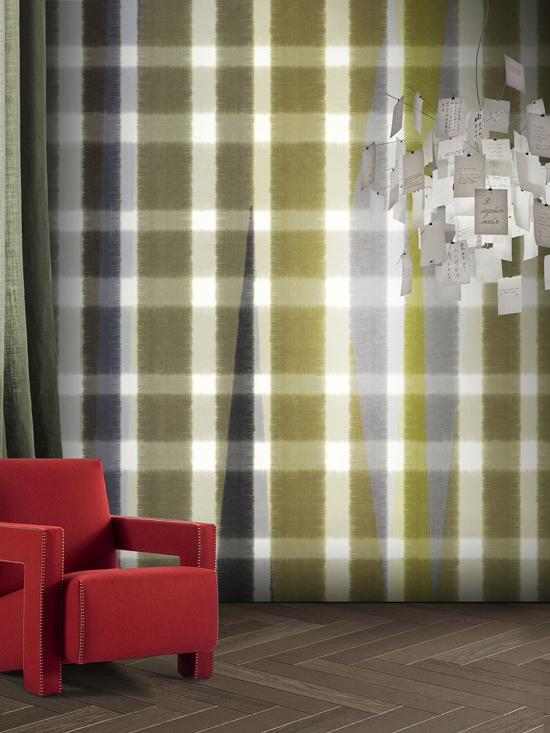 Обои с эффектом ткани N.O.W. Edizioni TEXTILE / TARTAN ARCH-00077549 - Вид №1