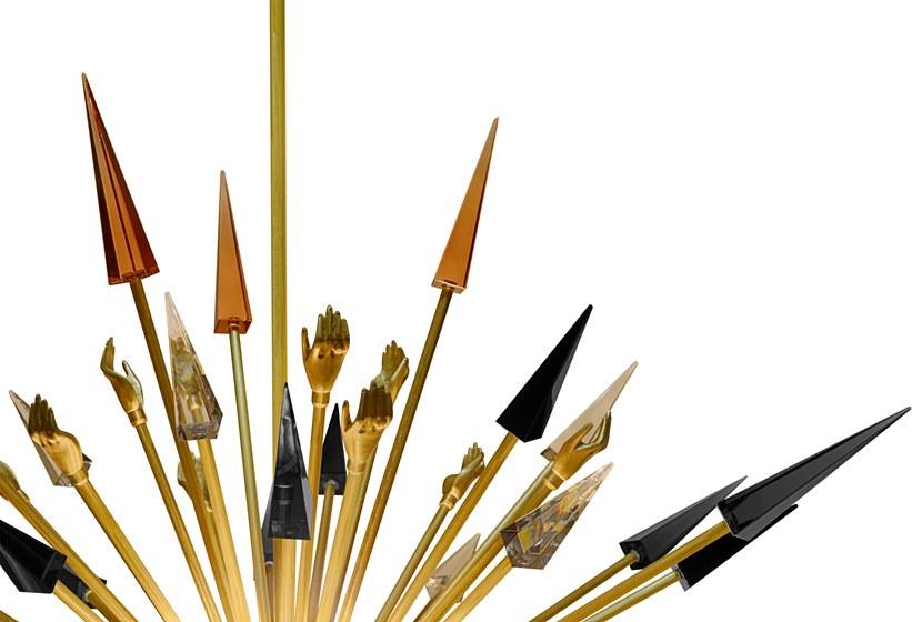 KOKET Подвесной светильник прямого и отраженного света из латуни sun-id-1372600 - Вид №5